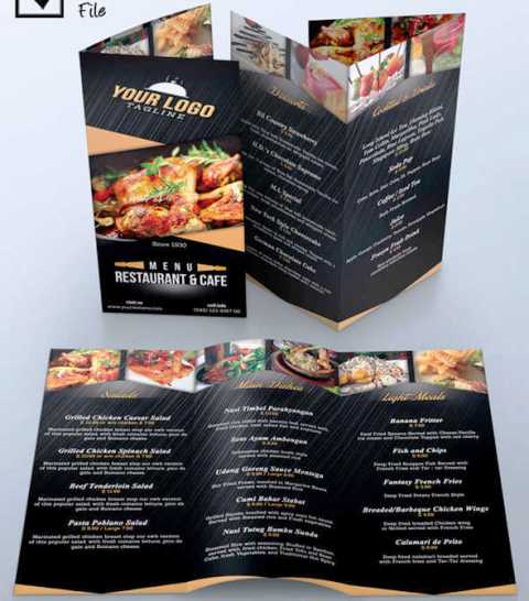 Brosur Menu Cafe & Resto